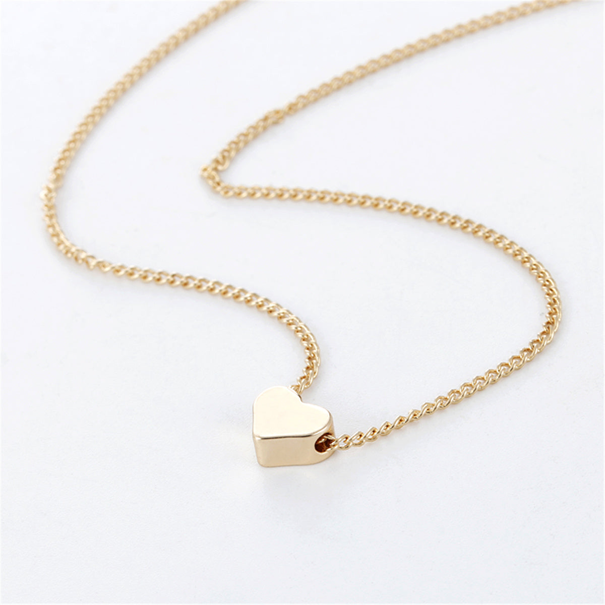 Simple Fashion Gold Color Necklace Women