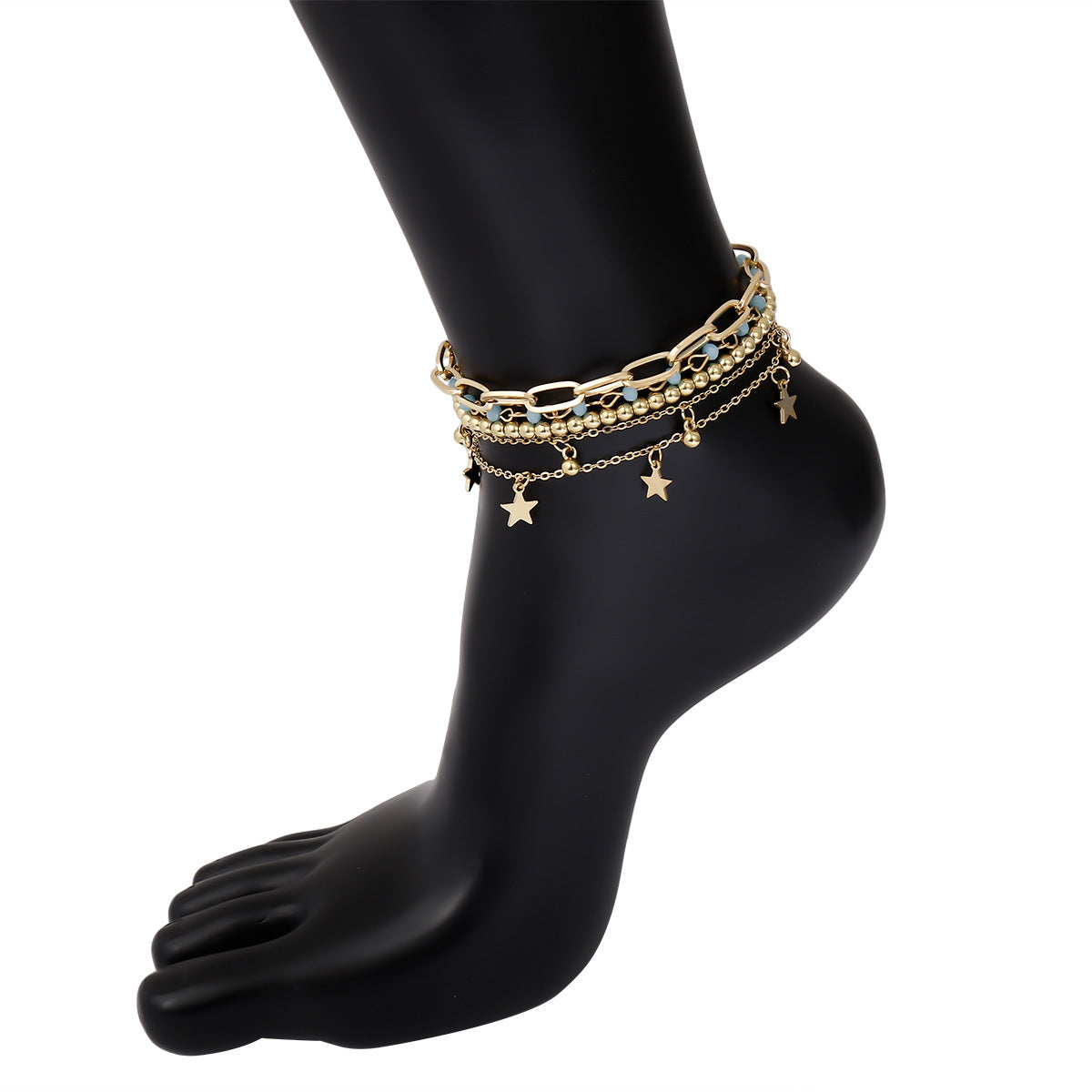 Fashion All-Match Cross Hollow Anklets