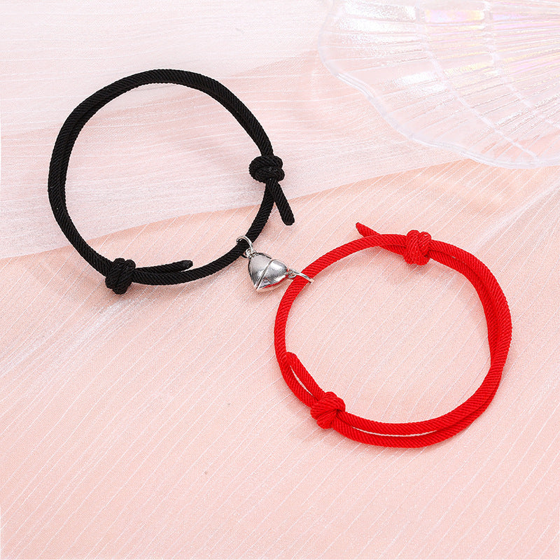 Love Magnets Attracting Couple Bracelets