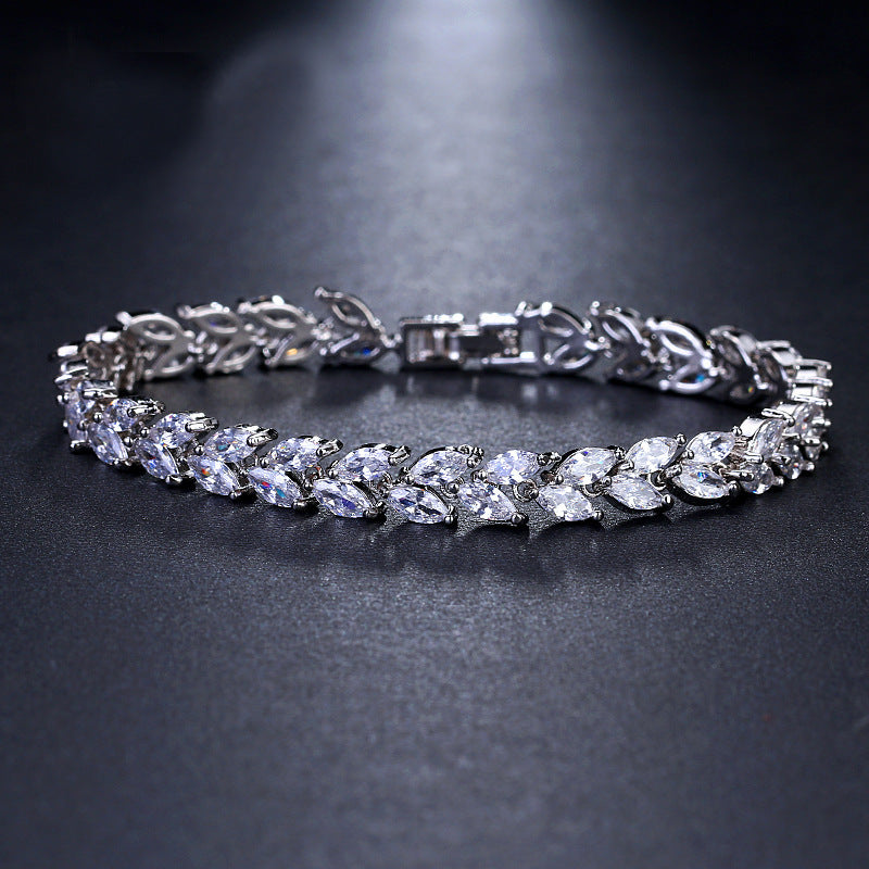 Horse eye zircon bracelet