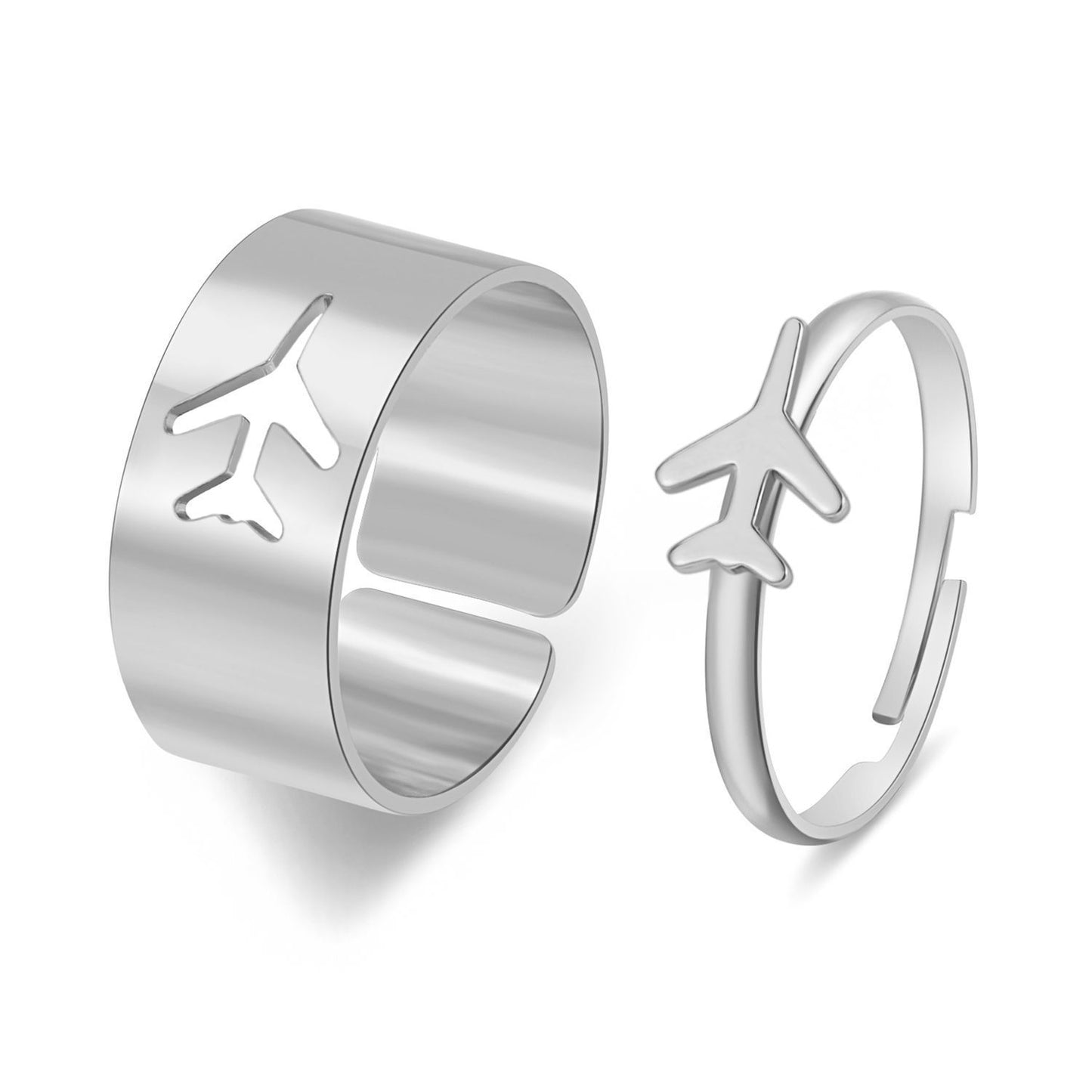 Personality Butterfly 2-Piece Couple Ring