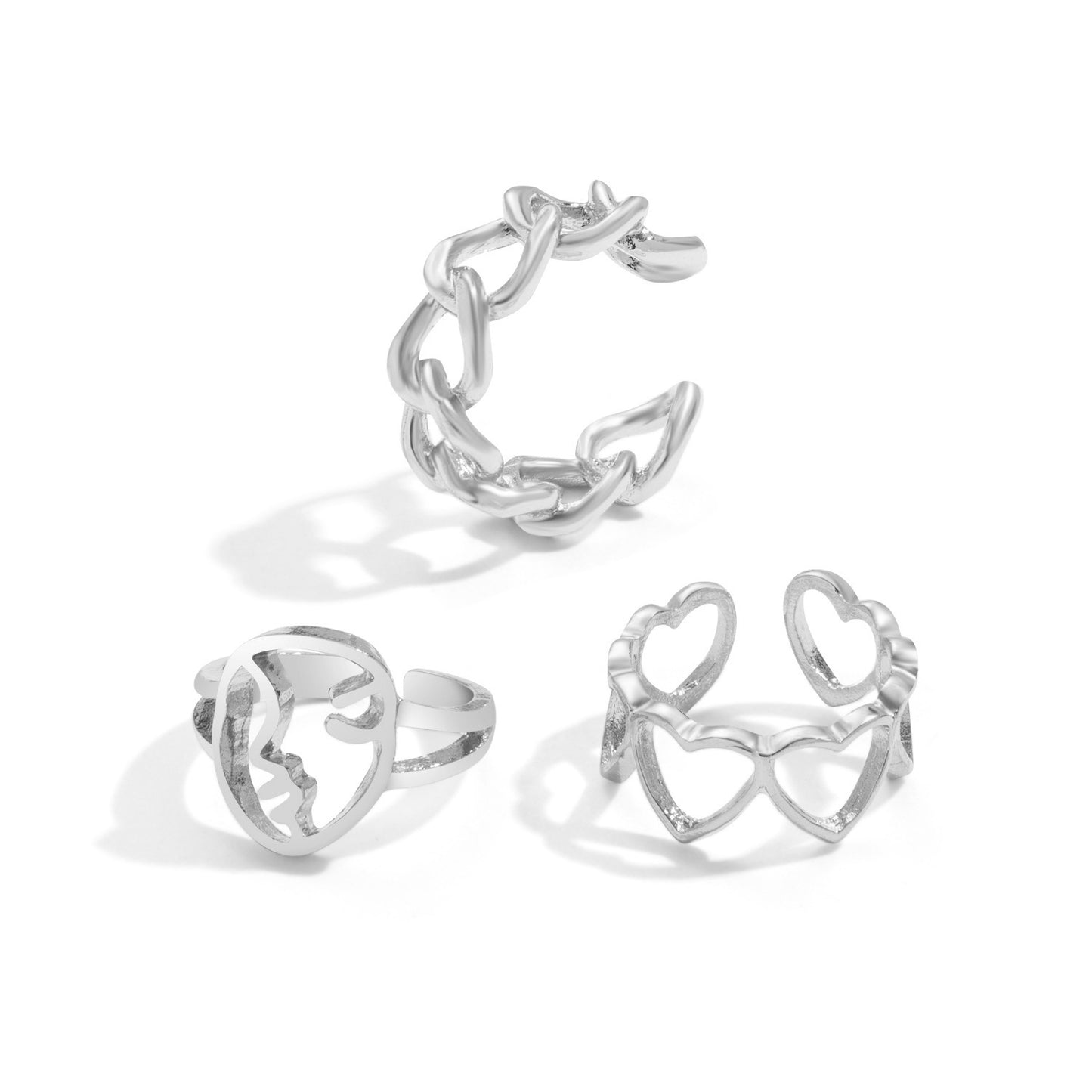 Personality Butterfly 2-Piece Couple Ring