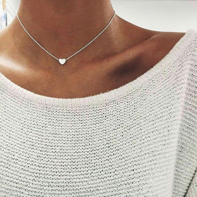 Simple Fashion Gold Color Necklace Women